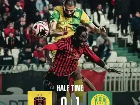 شبيبة القبائل تفوز على اتحاد الجزائر بهدف دون رد