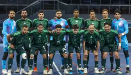 L'équipe algérienne de futsal gagne contre l'Egypte lors du deuxième match amical