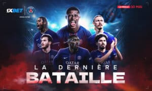 Les stars du Paris Saint-Germain célèbrent leur qualification pour la finale de la Ligue des champions en vue de leur match contre Arsenal, avec une couverture spéciale de 1xBet
