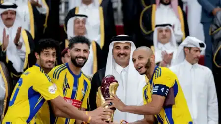 ياسين براهيمي يقود الغرافة للتتويج بكأس الأمير القطري بثلاثية رائعة