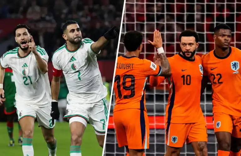 Pays-Bas vs Algérie. Heure du match et chaînes