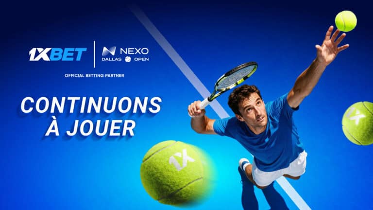 1xBet et le Dallas Open renforcent leur partenariat stratégique